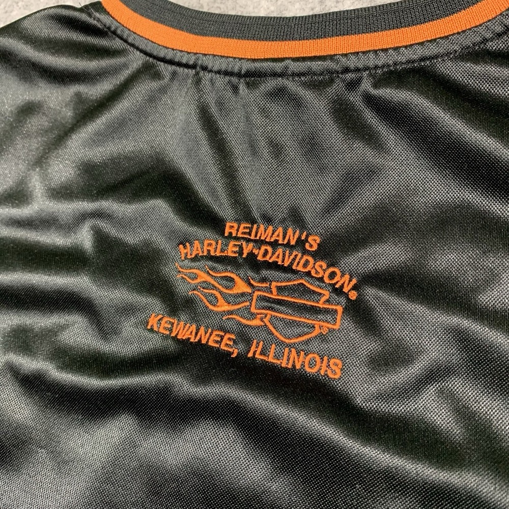 Harley-Davidson Embroidered Jersey Size XL Kewanee IL Polyester T Shirt - Picture 8 of 8
